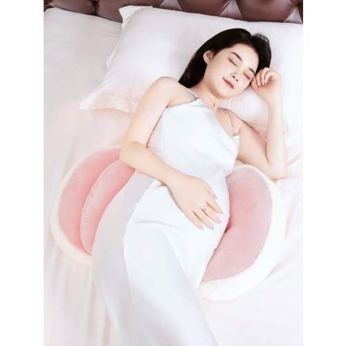 U-Shaped Adjustable Pregnancy Pillow, Multifunctional Pregnancy Support Cushion Suitable For Back, Leg, Belly, Whole Body Comfort, Soft Polyester Fiber, Suitable For Side Sleeping | SHEIN USA