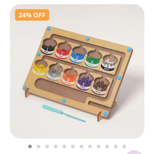 Montessori Preschooler’s Maze - Smart Traveling Companion!