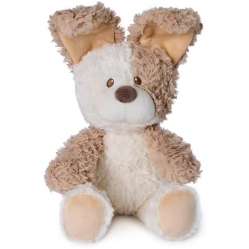 GUND Baby Peek-a-Boo Peeki Puppy Interactive Squeeze-Activated Plush Toy 7"