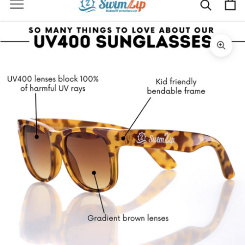 Kids Wayfarer Sunglasses - Tortoise