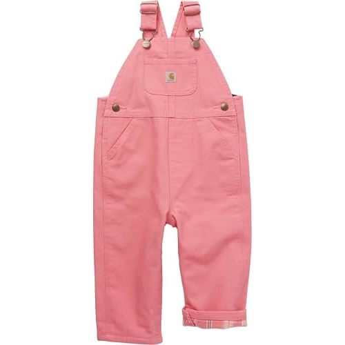 Carhartt Baby Girls Canvas Bib Overalls