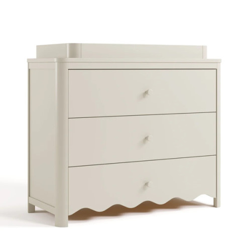 Storkcraft® Casablanca™ 3 Drawer Chest with Removable Changing Table Topper- Frosted Oat