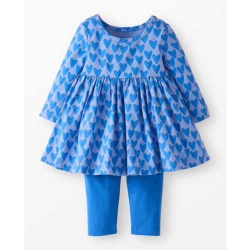 Baby Long Sleeve Skater Dress & Leggings Set