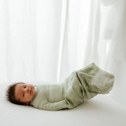 Bamboo Blend Mint Swaddle Sleep Sack – Swaddelini