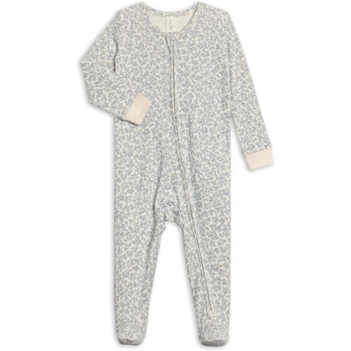 Colored Organics Baby Zip-Up Footed Sleeper with 2-Way Zipper - Organic Cotton Pajamas