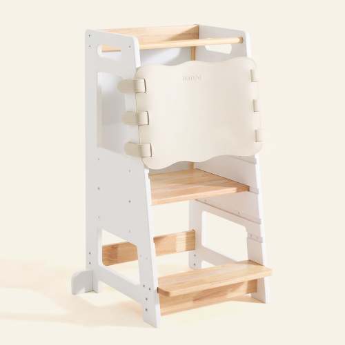 Harppa Nordo FSC Safe & Stable Montessori Toddler Kitchen Wooden Tower | Counter Helper for Cooking & Learning, Gift for 2 Year Old