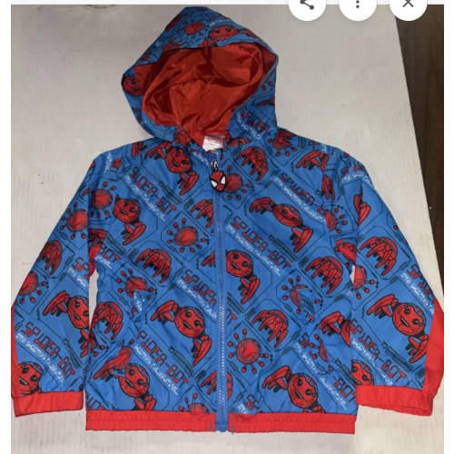 Spider-Man Boys' Printed Long-Sleeve Windbreaker Jacket