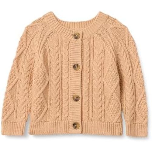 Amazon Essentials x Sofia Grainge Unisex Toddlers and Babies' Fisherman Cardigan Sweater