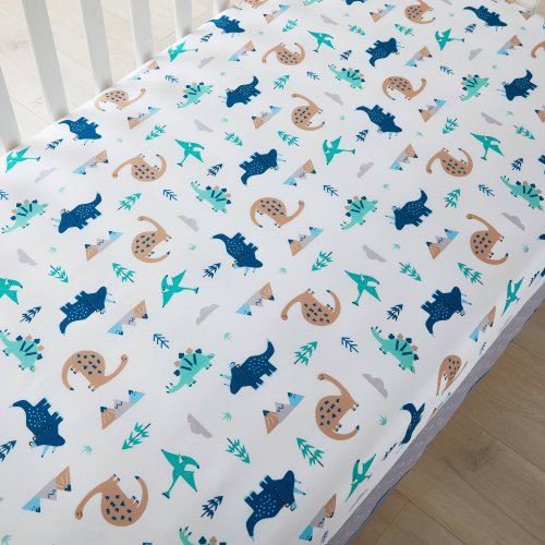 Nanshing Land of Dinosaurs 3 Piece Baby Nursery Crib Bedding Set
