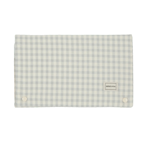 Changing Mat Vichy Blue · Minicoton