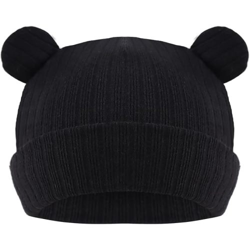 Zsedrut Newborn Baby Hat Bear Infant Cute Baby Beanie Toddler Boys Girls Knitted Hats for New Born