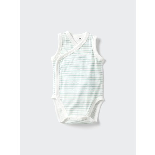 Baby Baby Sleeveless Cotton Mesh Bodysuits | Open Front | UNIQLO US