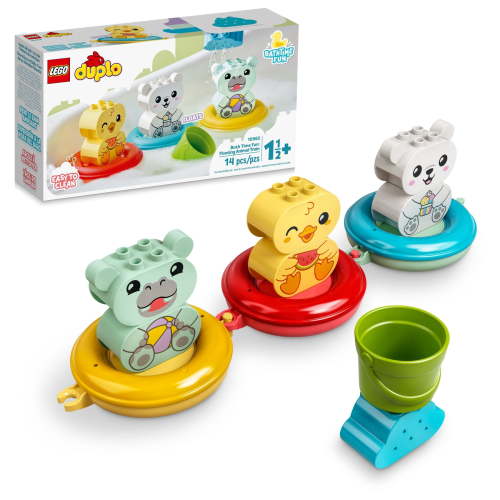 LEGO DUPLO Bath Time Fun, Floating Animal Train (10965), Toy for Toddlers 1.5+ Years