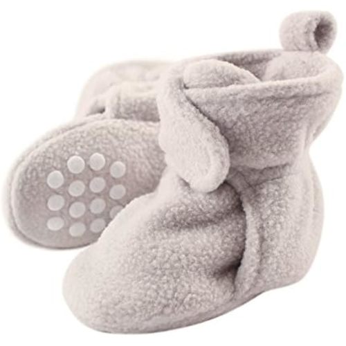 Luvable Friends Baby Girls' Cozy Fleece Booties