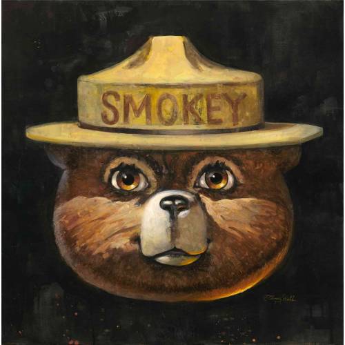 Smokey Bear, Officially Licensed. Fine Art Print, (Multiple Sizes), Free Shipping US .
