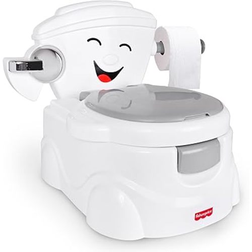Fisher-Price™ 2-N-1 Toddler Toilet Cheer for Me! Potty Training Seat with Lights Sounds Phrases and Removable Potty Ring