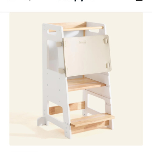 HARPPA Nordo | Safe & Stable Montessori Toddler Kitchen Wooden Tower - Perfect for Cooking & Learning, Counter Helper, Kitchen Tower, Gift for 2 Year Old