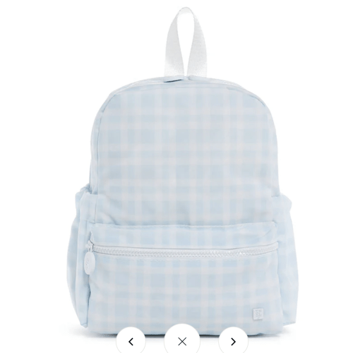 Mini Backer - Pimlico Plaid Blue Backpack