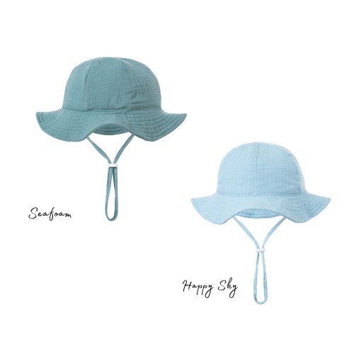 Baby Summer Hat Toddlers Beach Hat Vacation Wide Brim hat Large Floppy Play Hat, Roll up Cotton Beach Sun Hat, Gifts for Baby 0-24 Months