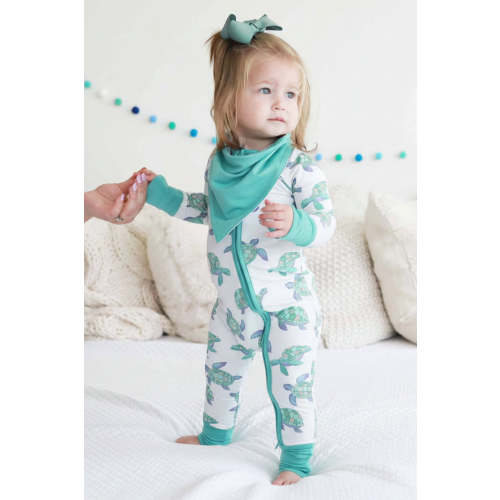 Totally Turtles Convertible Zip Romper