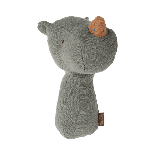 Lullaby Friend Rattles, Rhino - Pine