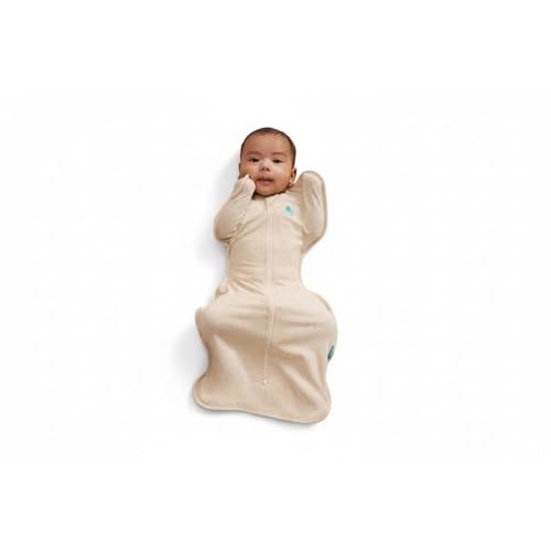 Love to Dream Swaddle UP, Sleep Sack 0-3 Months, Self-Soothing, Improves Sleep, Snug Fit Helps Calm Startle Reflex, Baby Essentials Must Haves Newborn, 1.0 TOG, 8-13 lbs, Oatmeal