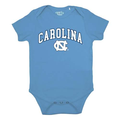 Carolina Tar Heels Basic Blue Onesie for UNC Baby Fans
