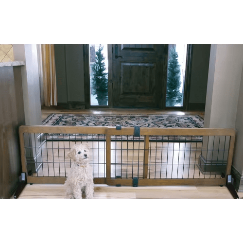 Carlson Pet Products Design Studio Wood Deco Pet Gate