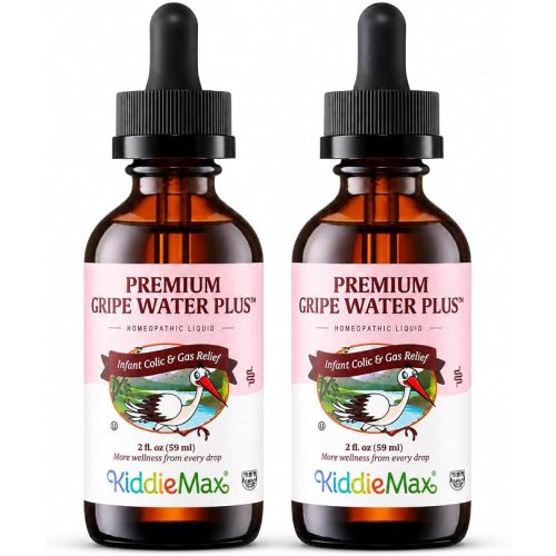 Maxi Health® Gripe Water for Babies, Colic & Gas Drops | Kosher | Baby Gas Drops with Chamomile, Ginger & Fennel | Colic & Hiccup Comfort | Vegetarian · Non-GMO | Doctor Formulated