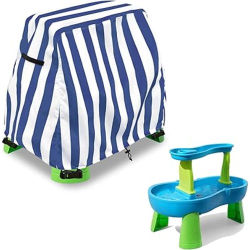 Kids Water Table Cover Fit Rain Showers Splash Pond Water Table,Waterproof Dust Proof Anti-UV Outdoor Toys Cover-Cover only