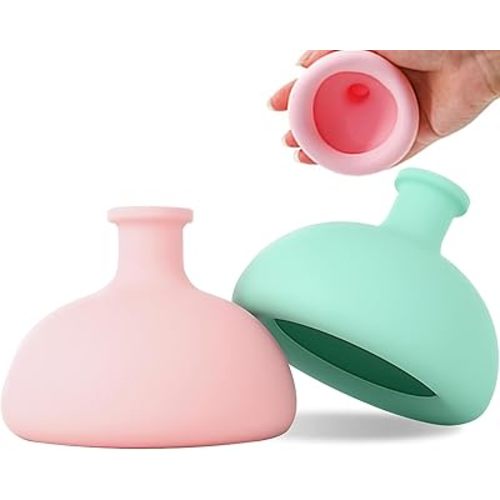 Baby Chest Paercussion Cup Silicone Burp Clapper Massage Back 2PCS