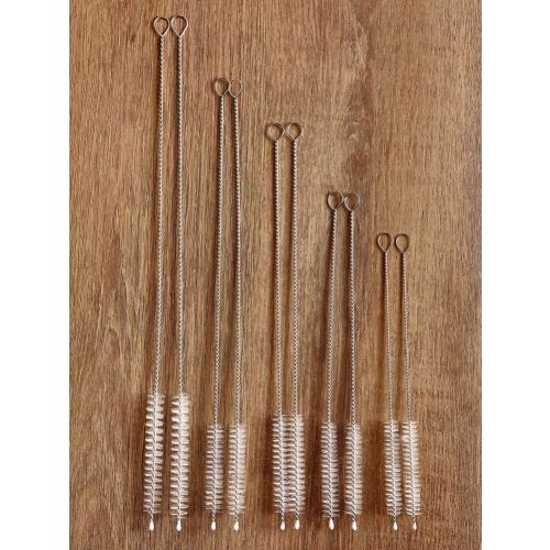 10pcs Assorted Styles/Stretchable Straw Brushes For Baby Bottles & Cup, Children Water Bottle Tube Cleaning Brushes - Excluding Bottles/Cups | SHEIN USA