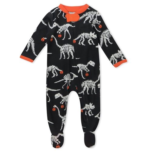 HonestBaby Baby Celebration Sleep & Play Footed One-Piece Pajama Sleeper 100% Organic Cotton