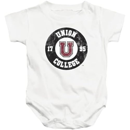LOGOVISION Union College Distressed Primary Logo INFANT SNAPSUIT