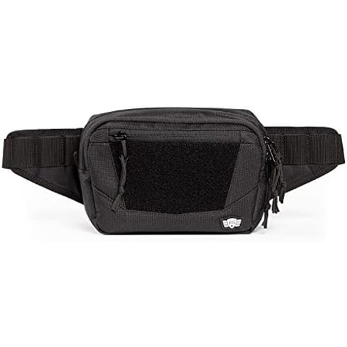 TBG - Tactical Fanny Pack Diaper Bag - Hip Pack/Sling Bag for Men - Compact (Black)
