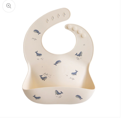 Mushie Silicone Baby Bib