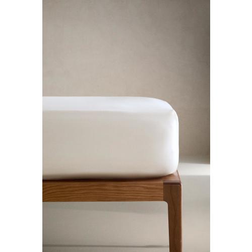 KIDS' COTTON FITTED SHEET - Oyster-white | ZARA United States