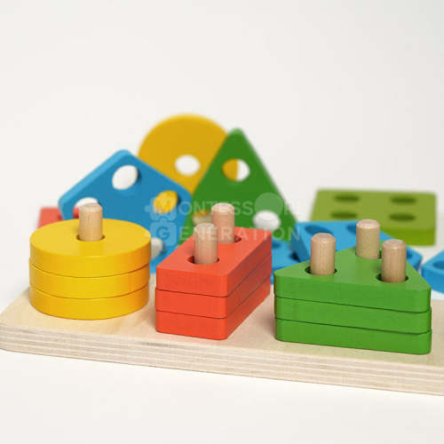 Montessori Building Blocks - Suitable from 12 Months!