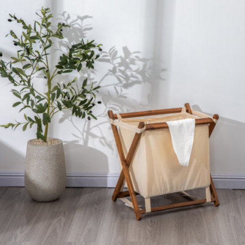 Rebrilliant X-frame Folding Laundry Hamper & Reviews | Wayfair