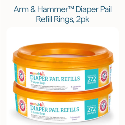 Arm & Hammer™ Diaper Pail Refill Rings | Munchkin