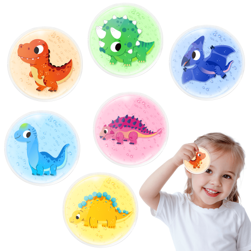 Comfytemp Reusable Kids Ice Packs for Injuries, 6Pcs Mini Cold Packs for Face, Minor Bumps, Swelling, Hands