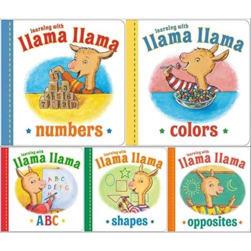 Learning With Llama Llama Series 5 Books Set (Board Books)