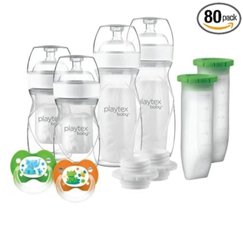 Playtex Baby Nurser Newborn Gift Set with Drop-Ins Bottle Liners