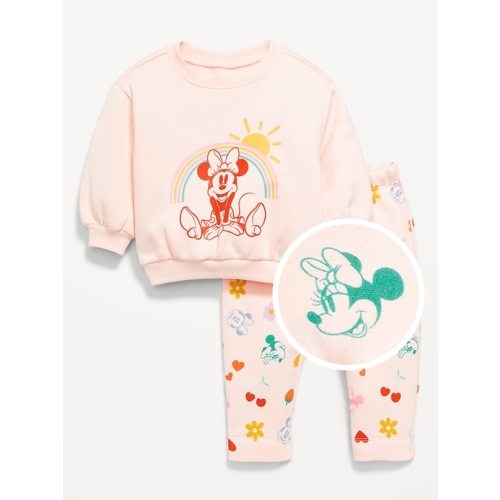 Disney© Crew-Neck Sweatshirt and Sweatpants Set for Baby