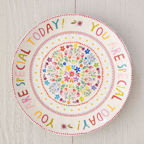Natural Life You Are Special Today Plate, 10.5"