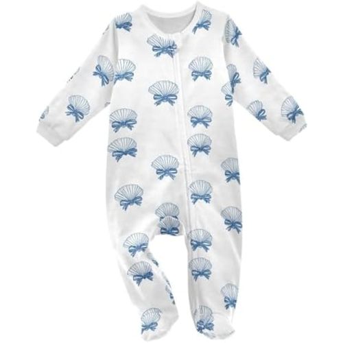 Deer Hunting Mallard Ducks Baby Sleep Play Pjs Footie Cotton One-piece Zip Front Romper Jumpsuit Pajamas 3-24M