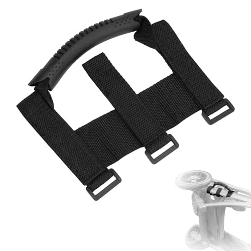 Stroller Carry Handle Universal, Easy Lift Assist Carry Strap for Folding Storage, Fold-Friendly Design, for Uppababy Stroller & Most Major Strollers