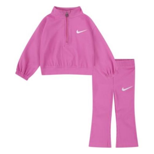 Baby Girls' Quarter-Zip Top and Leggings, 2-Piece Set