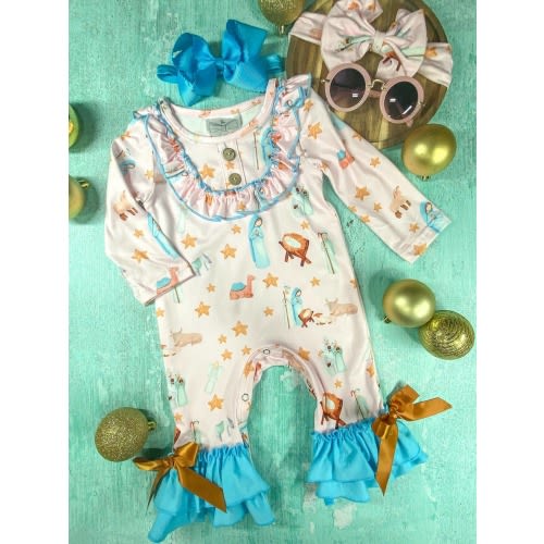 Vintage Nativity Scene Infant Onesie – Bryn and Co. Baby Boutique