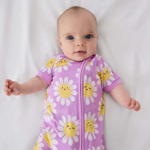 Flower Power Shorty Zippy | Little Sleepies
